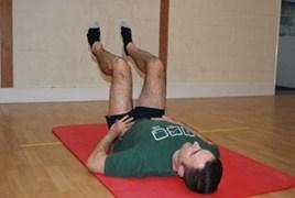 this leg back inwards until your left knee is directly above your left hip Repeat several repetitions on this leg and then repeat on the opposite leg Level 4 Starting position: Neutral position.