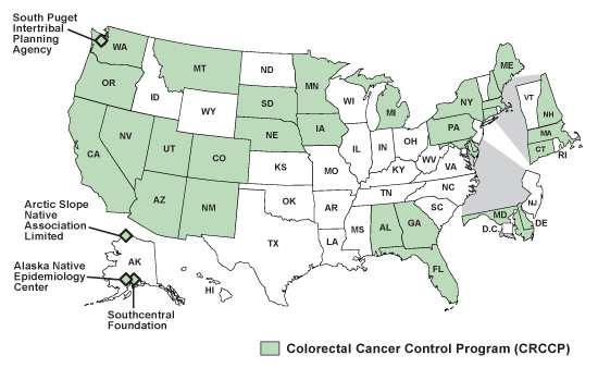 California Colon Cancer Control Program (CCCCP) The California Department of Public Health is one of 25 state and 4