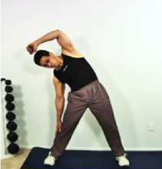 Listed below are a few stretches and exercises that should be safe to perform during the healing time. BICEPS STRETCH 1.