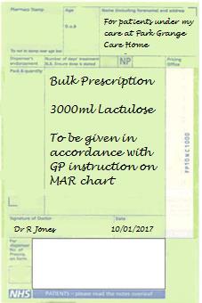 What cannot be prescribed on a bulk prescription? A POM Prescription Only Medicines cannot be issued by bulk prescription e.g. antibiotics, blood pressure medication.