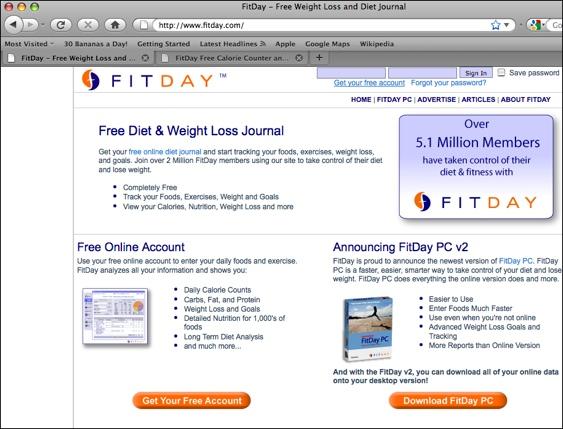 How to use FitDay.com to track your calories (v1.0) 2010 Bryne Carruthers -- http://eatfruitfeelgood.