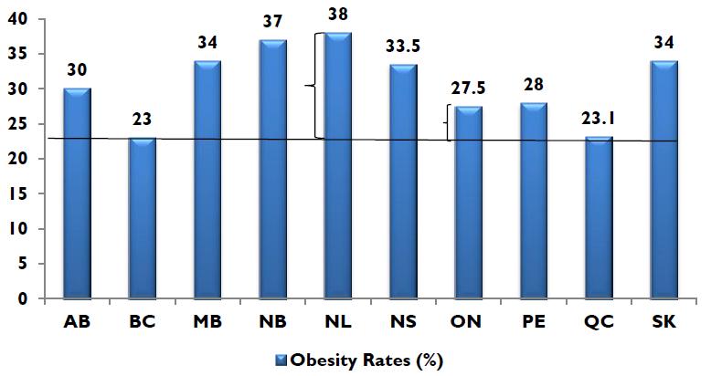 Rate Ratio (RR) and Rate Difference (RD) Obesity