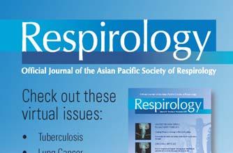 Asian Pacific Society of Respirology Page 7 Respirology Review Series: launched in the January 2013 issue.