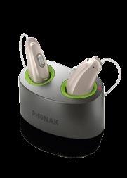 Most feature-rich rechargeable hearing aid from Phonak With 40% more capacity than