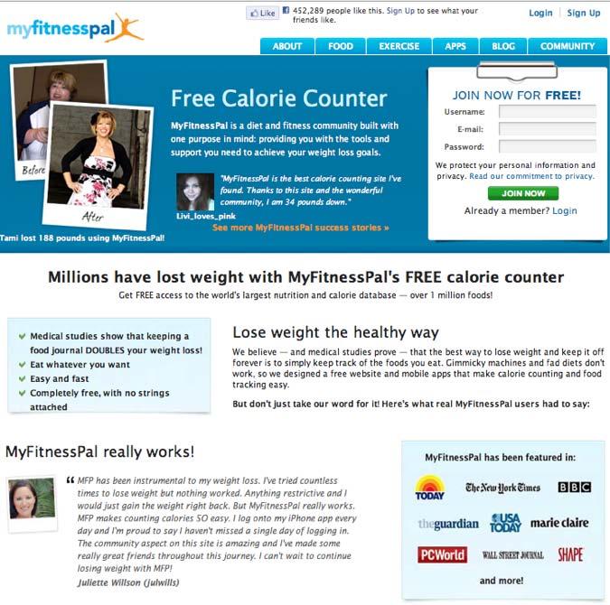 Introduction www.myfitnesspal.com MyFitnessPal.com is a diet and fitness community built with one purpose in mind: providing you with the tools and support you need to achieve your weight loss goals.