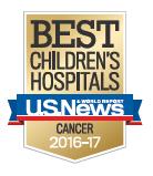 Aflac Cancer and Blood Disorders Center In 2015 and 2016, we were named as one of the top 10 best hospitals for pediatric cancer treatment by U.S. News and World Report.
