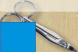 Leave the blades of the scissor open while