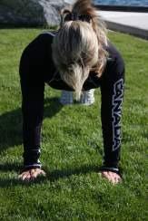 Close Push Up Start in plank position (on knees