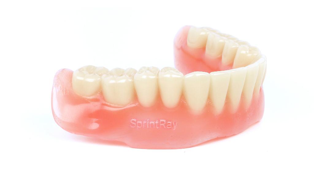 Dental Application Print Guide 3D Printing Dentures Denture Base Resin is a highly accurate material specifically formulated for the creation of custom denture bases of all types.