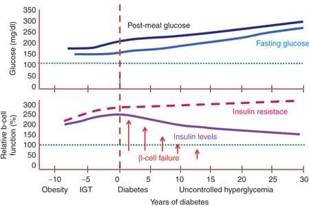 Evoluția naturală a diabetului