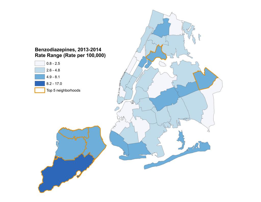 Epi Data Tables, No. 72 New York City Department of Health and Mental Hygiene Page 5 Map 1.