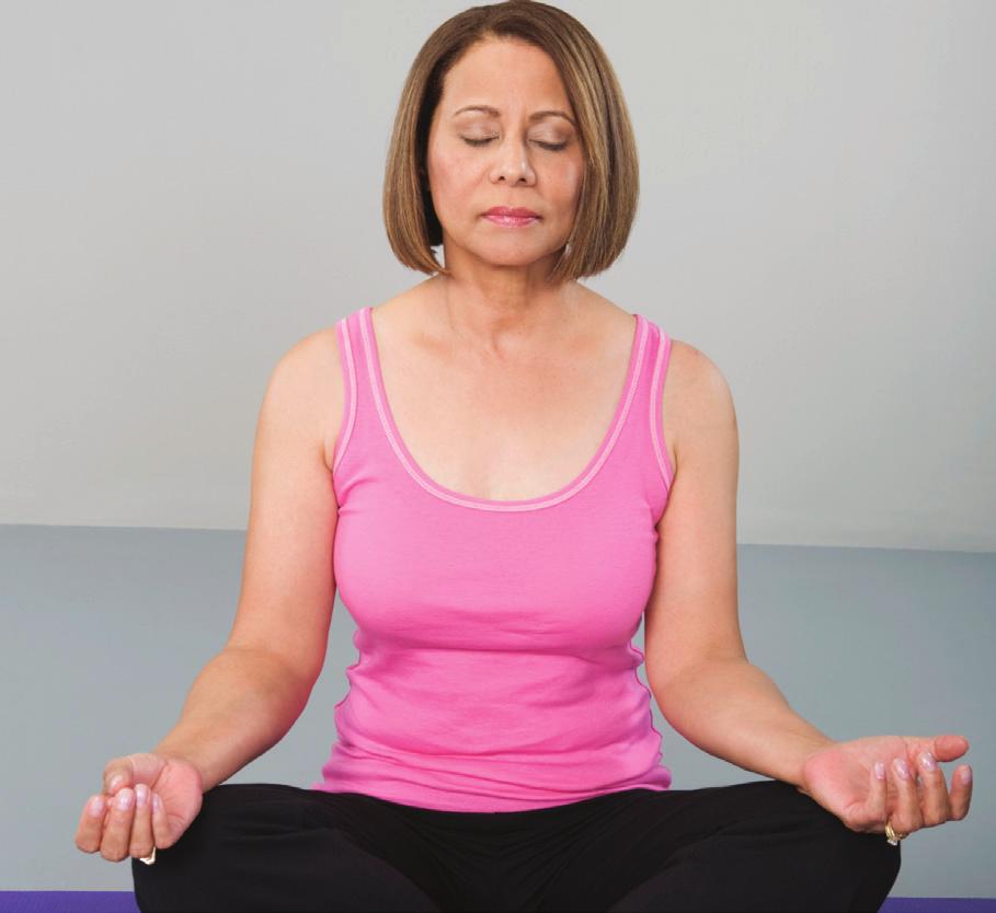 Talking with your doctor. Meditation relaxes me and helps me cope with my stress. Anna, 51 Talking with your doctor can help. Tell your doctor what therapy you are using or would like to try.