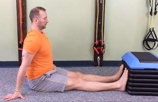 Toe Pull Away 1. Sit with heels / feet against wall, Sit Tall, Pull ABS in 2.