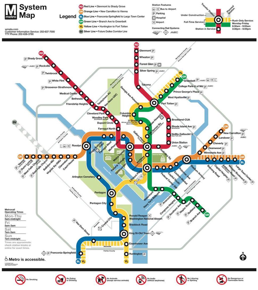 METRO MAP Download the DC Metro App -