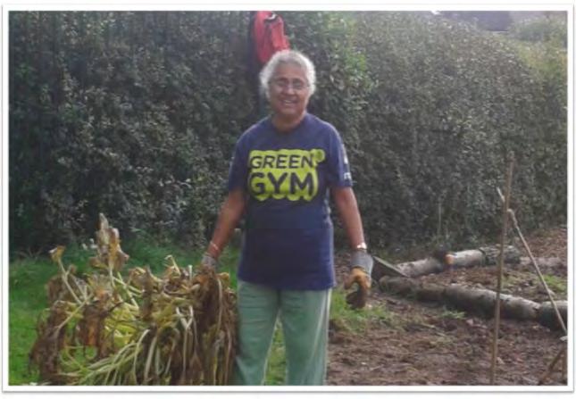 Green Gym improves physical wellbeing On average, volunteers said they spent 50% more time engaged in vigorous and moderate activities by the end of the 3 month study period.