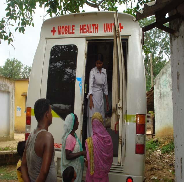 Y Yielding Public Private Partnerships Implementation of Mobile Medical Units (MMUs) in partnership with NGOs to improve the accessibility to RCH and family planning services in