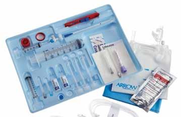 Each Pneumothorax Kit comes as a complete sterile kit including suture clamp, Heimlich valve, latex connection tubing, and extension line. 0 cc Syringe 22 Ga. x -/2" (3.8 cm) Needle 25 Ga. x " (2.