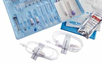 convenient tray Arrow offers a kit for performing liver biopsies. The tray design is well-organized, providing an optimum fit of components and needle disposal.