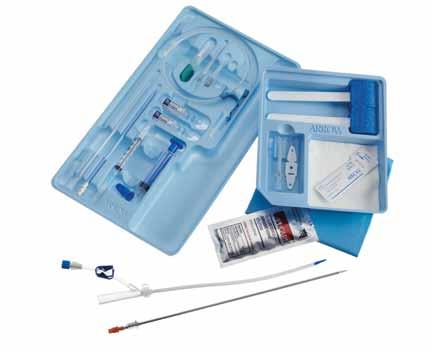 Arrow s polyurethane catheter with the exclusive Blue FlexTip and unique internal tip design help make placement easier.
