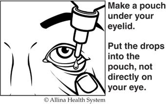 Using your eye drops Once opened, eye drops should be used within one