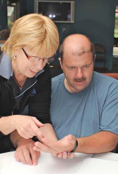 Tactile signing Deaf-blind is a dual sensory loss or significant impairment of both hearing and sight.