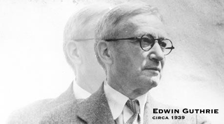 Edwin Guthrie (1886-1959) Guthrie did further work on Ebbinghaus ideas, testing