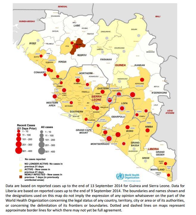 Ebola Virus Infection in West Africa Liberia