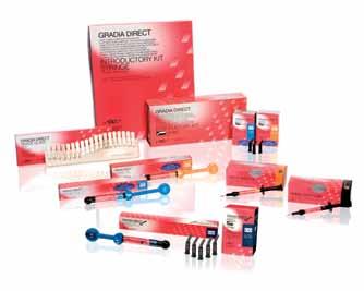 What? Packages available GRADIA Direct GRADIA DIRECT GRADIA DIRECT together with G-BOND for bonding and Gradia Direct Flo for lining cavities forms a complete system for creating direct restorations.