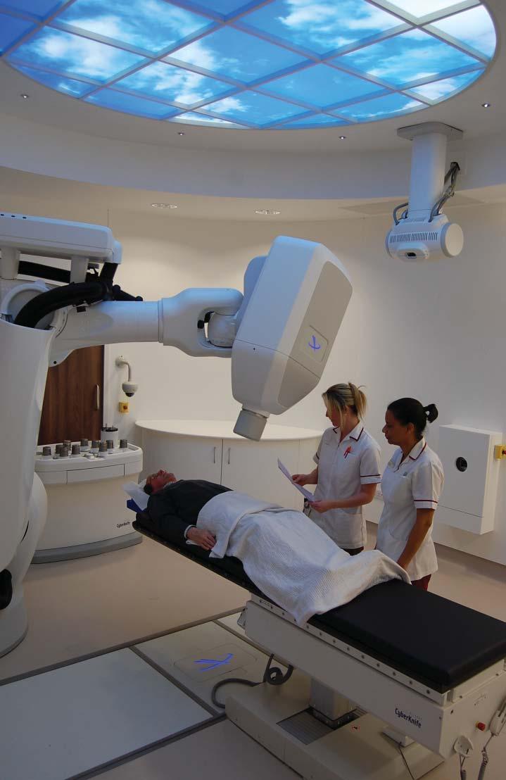 Cyberknife treatment at Mount Vernon Cancer Centre Contents Contacts 2 Introduction 5 Who will be looking after me? 6 What will happen during planning? 7 What happens during treatment?