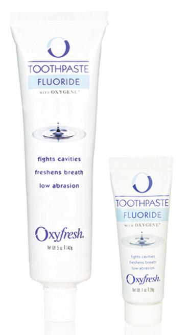 Fluoride formula toothpaste Cavity-fighting This formula contains a unique combination of Oxygene and zinc for a more powerful deodorizing effect.