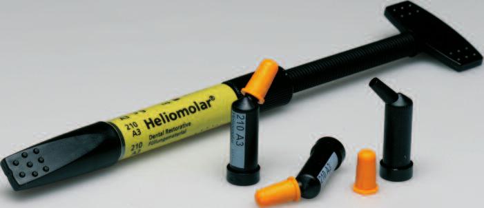 These features, combined with a proven performance record, have made Heliomolar the benchmark composite material by which all new materials are measured.