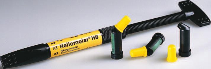 Heliomolar HB The First Heavy Body Reinforced Microfill Heliomolar HB is CLEARLY the PERFECT material for posterior restorations.