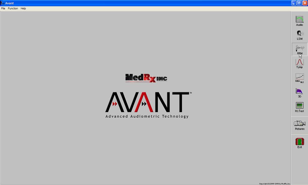 The AVANT REM Speech Software General Overview The AVANT REM Speech software will either run as a part of the AVANT Software Suite (figure 1), or as a stand-alone module (figure 2).