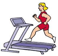 Treadmill Start by placing the speed at a comfortable walk.