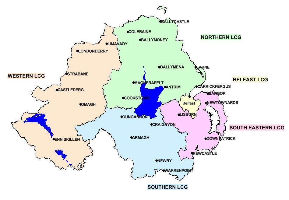 Northern Ireland Health & Social Care Board LCG Boundaries New Start Information Sessions Date Attended: / / PLEASE ATTACH CERTIFICATE Practitioners are required to attend/complete* a New Start