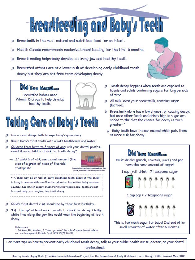 Key Messages Daily oral health care routines for mom during pregnancy is important.