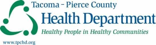 Pierce County Health Indicators Updated 11/10/2016 Demographics Characteristics Latest Year count Percent WA State count Percent Total Population 2015 830,120 7,061,408 2015 Total Percent Total