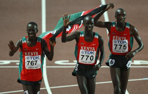 Kenyan runners have dominated for decades and are the skinniest athletes in the world Kenyan s diets Energy Intake: 2987Kcal -Carbohydrates: 76.5%!! -10.7g/kg/day!! -Fat: 13.4% -Protein: 10.