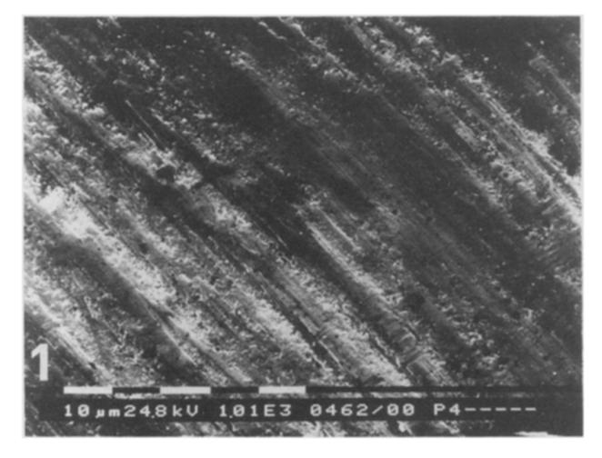 Enamel surface after stripping according to method 1. -~ --I Fig. 8. Enamel surface after stripping according to method 2. (Magnification 1010.) Fig.
