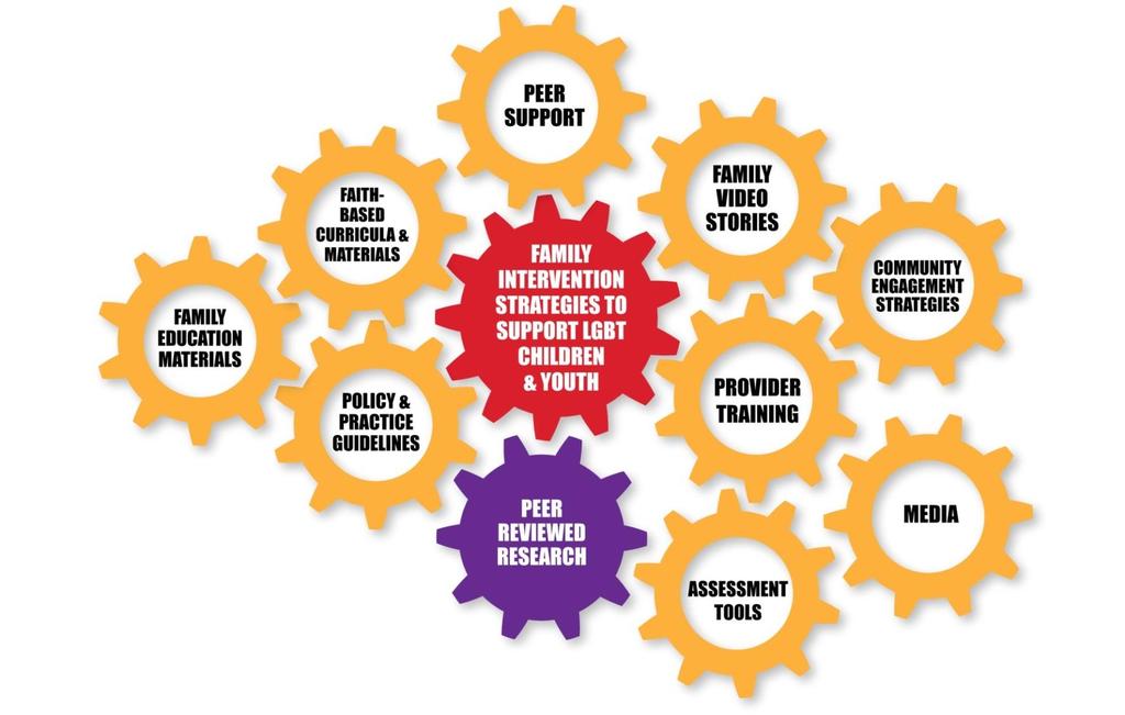 Family Acceptance Project Components Components to Engage Families, Providers & Communities to