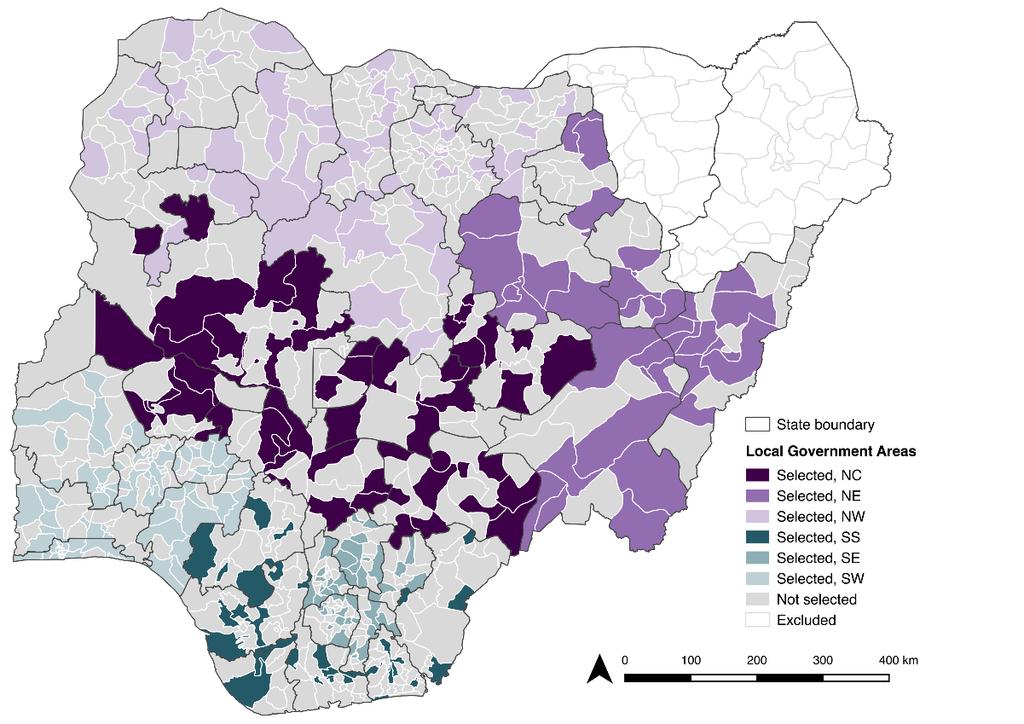 FPwatch in Nigeria: Sampling Map