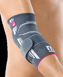 Epicomed Soft elbow support with silicone pads and tension strap lateral and medial epicondylitis (tennis elbow,