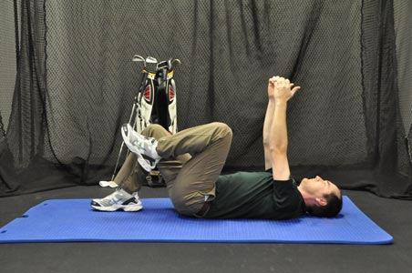 Dead Bug Sequence To stabilize your core and pelvic posture, while you move your arms and legs.