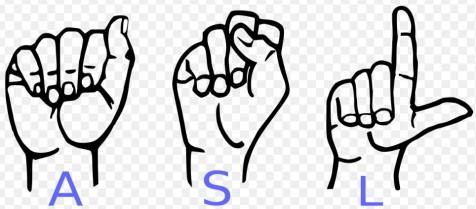 One of our students, who is a fluent ASL user, taught his peers some signs which was a great way for the students to see and understand how ASL is necessary for people who are Deaf or hard-ofhearing.