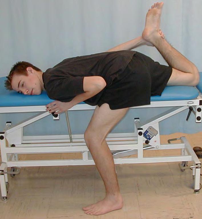 Quadriceps. Two methods will be described for stretching the quadriceps.