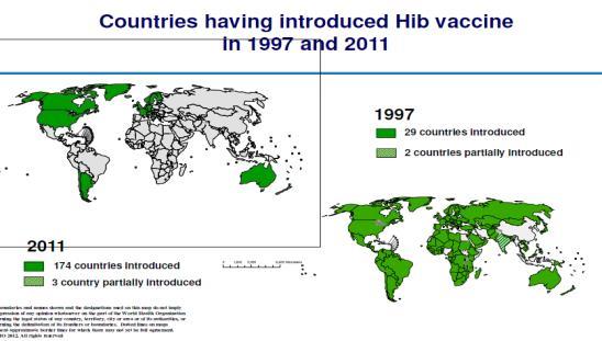Hib Vaccine Pentavalent vaccine and UNICEF Supplies Contributions to Global Health-2 Rubella supplies to PAHO programme.