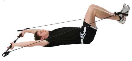 Leg extension in lying with shoulder flexion - 19 - Rectus Abdominus - External and