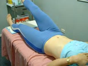 Active Straight Leg Raise test Patient lies supine (ASLR) Instruct