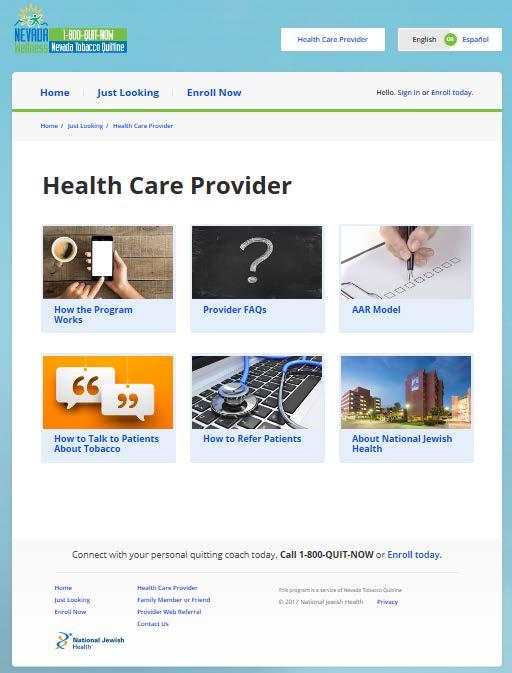Additional Provider Resources Health Care Provider Resources How the program works