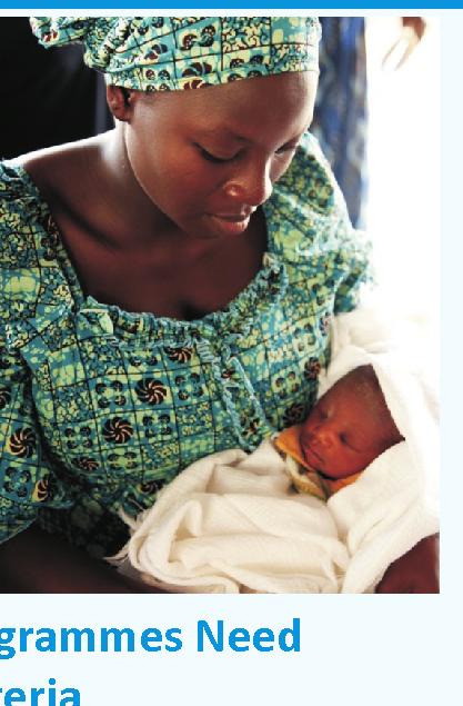 Investing in Family Planning/ Childbirth Spacing Will Save Lives and Promote National Development Fact Sheet prevents Nigerian families and, in particular, the poor from using FP to improve their